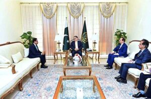 World Health Organization's representative in Pakistan Dr. Palitha Mahipala called on caretaker Prime Minister Anwaar-ul-Haq Kakar.
