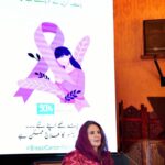 First Lady Begum Samina Alvi addressing a Breast Cancer Awareness Session, at Aiwan-e-Sadr