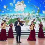 Musical performance during the online Communication Activity for BRI’s 10th Anniversary of the Belt and Road Initiative themed ‘’Wind Rises from Jiangnan - Suzhou Story Shining on the Silk Road launched in Taicang Suzhou, China