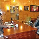 Chief Secretary Gilgit-Baltistan Abrar Ahmad Mirza called on Governor Gilgit-Baltistan Syed Mehdi Shah