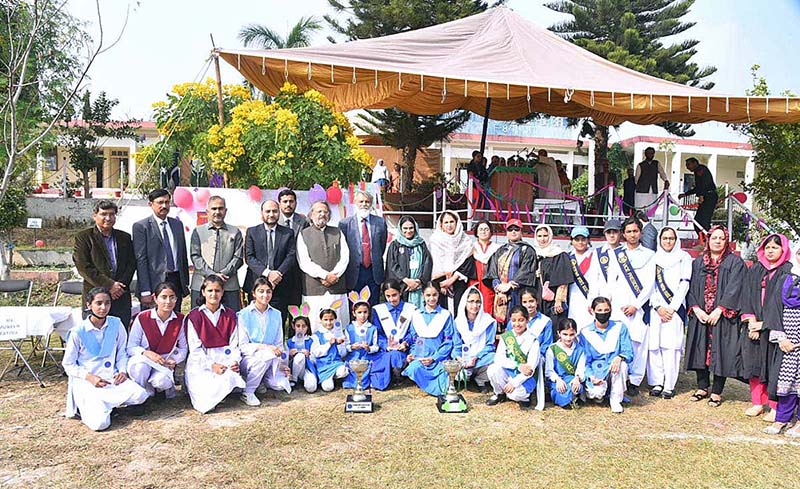 Federal Minister Madad Ali Sindhi attended the Annual Sports Day of Islamabad Model College for Girls F-8/1.