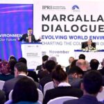 Caretaker Prime Minister Anwaar-ul-Haq Kakar addressing "the Margalla Dialogue 2023"