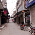 A view of closed markets during smart lockdown.