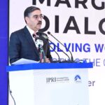 Caretaker Prime Minister Anwaar-ul-Haq Kakar addressing "the Margalla Dialogue 2023