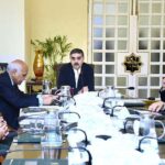 Caretaker Prime Minister Anwaar-ul-Haq Kakar chairs a meeting regarding the Benazir Income Support Program (BISP)