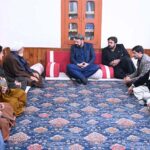 Chief Minister Gilgit-Baltistan Haji Gulbar Khan in a meeting with the Imam Jumma Skardu Allama Sheikh Muhammad Hassan Jaffry during his visit to Skardu-Baltistan
