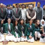 Federal Minister Madad Ali Sindhi attended the inter-school and inter-collegiate level sports competitions as the chief guest organised by the Federal Board of Intermediate and Secondary Education.