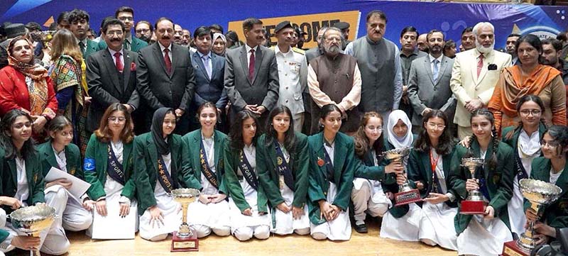Federal Minister Madad Ali Sindhi attended the inter-school and inter-collegiate level sports competitions as the chief guest organised by the Federal Board of Intermediate and Secondary Education.