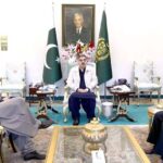 Chairperson of BISP Dr. Amjad Saqib and CEO of Dunia Foundation Mian Amir Mehmood called on Caretaker Prime Minister Anwaar-ul-Haq Kakar.