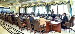 Caretaker Prime Minister Anwaar-ul-Haq Kakar chairs the 2nd meeting of the Pakistan, Climate Change Council