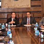 H.E. Mr. Brahim Romani, the Ambassador of Algeria to Pakistan, addressing to Business community at SCCI