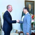 Ambassador of the Russian Federation to Pakistan, Danila Ganich calls on caretaker Prime Minister Anwaar-ul-Haq Kakar