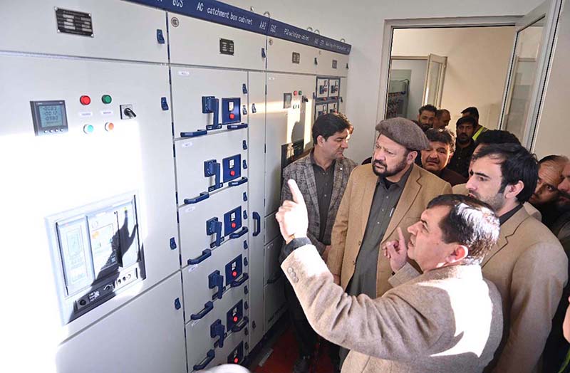 Chief Minister Gilgit-Baltistan Haji Gulbar Khan inaugurating the 1MW Solar Plant & 600kWp BESS at Duikar