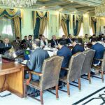 Caretaker Prime Minister Anwaar-ul-Haq Kakar chairs the 2nd meeting of the Pakistan, Climate Change Council