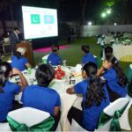 High Commissioner of Pakistan to Bangladesh, Syed Ahmed Maroof hosts a reception in the honour of the National Women Cricket Teams of Pakistan and Bangladesh at Pakistan High Commission.