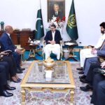 President of The Senate of the Republic of Rwanda, Dr. Kalinda Francois Xavier calls on Caretaker Prime Minister Anwaar-ul-Haq Kakar