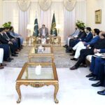 A delegation of overseas Pakistanis calls on the Caretaker Prime Minister Anwaar-ul-Haq Kakar
