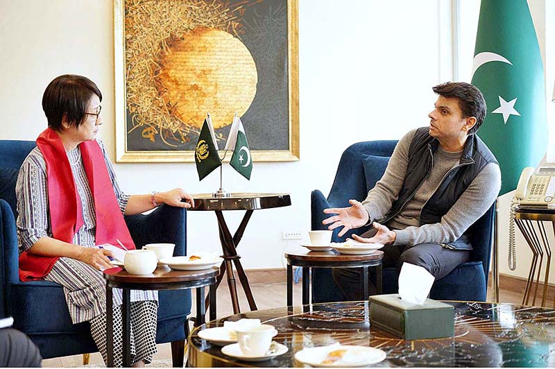 SAPM, Jawad Sohrab Malik meets with Ms Chihoko Asada-Miyakawa, Assistant Director General & Regional Director, International Labour Organisation (ILO) at the Ministry of Overseas Pakistanis