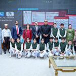 The Caretaker Prime Minister Anwaar-ul-Haq Kakar interacts with the children on the eve of Universal Children's Day