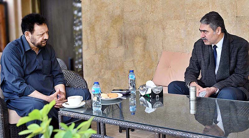 Chief Secretary GB Abrar Ahmed Mirza calls on Chief Minister GB Haji Gul Bar Khan