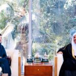 Special Assistant to the Prime Minister for Human Rights and Women Empowerment, Ms. Mushaal Hussein Mullick calls on Dr. Mohammad bin Abdulkarim Al-Issa, Chairman of Organization of Muslim Scholars and Secretary General of the Muslim World League at his office