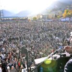 Chairman Pakistan People's Party Bilawal Bhutto Zardari addressing to workers convention