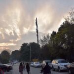 An attractive view of sunset in the federal capital