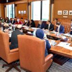 President Dr. Arif Alvi chairing a meeting on mental health issues in Pakistan, at Aiwan-e-Sadr