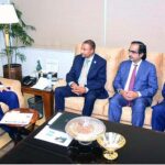 A sixteen-member delegation of the American Pakistan Public Affairs Committee led by Deputy Speaker of the New York State Assembly Phil Ramos called on Caretaker Federal Minister for National Health Services, Regulations and Coordination, Dr. Nadeem Jan