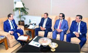 A sixteen-member delegation of the American Pakistan Public Affairs Committee led by Deputy Speaker of the New York State Assembly Phil Ramos called on Caretaker Federal Minister for National Health Services, Regulations and Coordination, Dr. Nadeem Jan