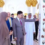 The Caretaker Prime Minister Anwaar-ul-Haq Kakar visits the Sheikh Zayd Grand Mosque