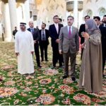The Caretaker Prime Minister Anwaar-ul-Haq Kakar visits the Sheikh Zayd Grand Mosque