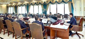 Caretaker Prime Minister Anwaar-ul-Haq Kakar chairs a meeting regarding issues related to ICT