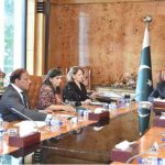 President Dr. Arif Alvi chairing a follow-up-meeting on mental health issues in Pakistan, at Aiwan -e- Sadr