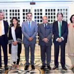 A delegation of All Pakistan Newspapers Society calls on the Caretaker Prime Minister Anwaar-ul-Haq Kakar