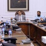 Mayor Karachi Barrister Murtaza Wahab addressing the participants of 50th Specialized Training Program and 26th Command Course Police officers