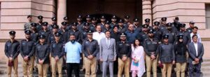 Mayor Karachi Barrister Murtaza Wahab addressing the participants of 50th Specialized Training Program and 26th Command Course Police officers
