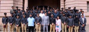 Mayor Karachi Barrister Murtaza Wahab addressing the participants of 50th Specialized Training Program and 26th Command Course Police officers