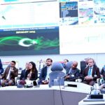 Caretaker Prime Minister Anwaar-ul-Haq Kakar being briefed by Chairman NDMA Lt. General Inam Haider Malik, regarding national strategy for disaster management