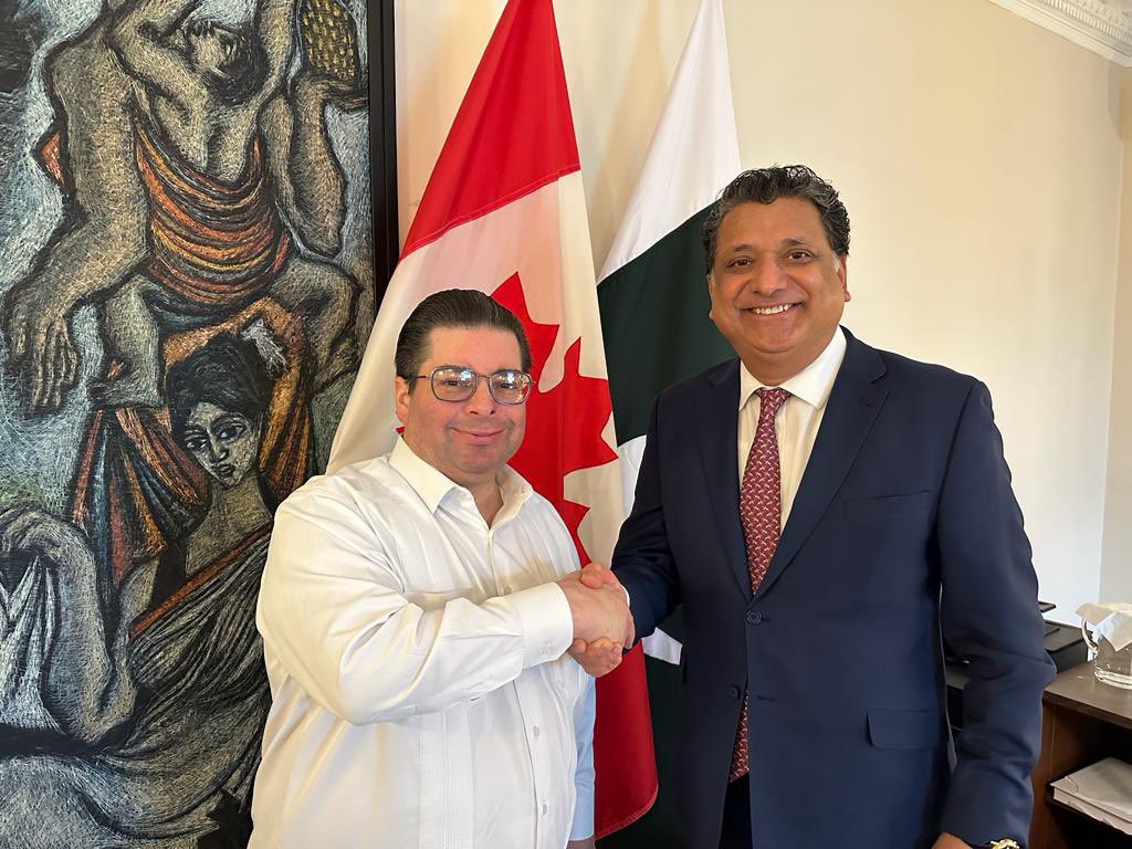 Pakistan, Dominican envoys in Canada discuss bilateral matters