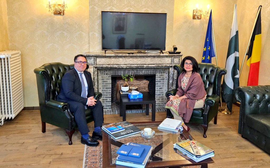 Pakistan ambassador to Belgium, Libyan envoy discuss bilateral ties