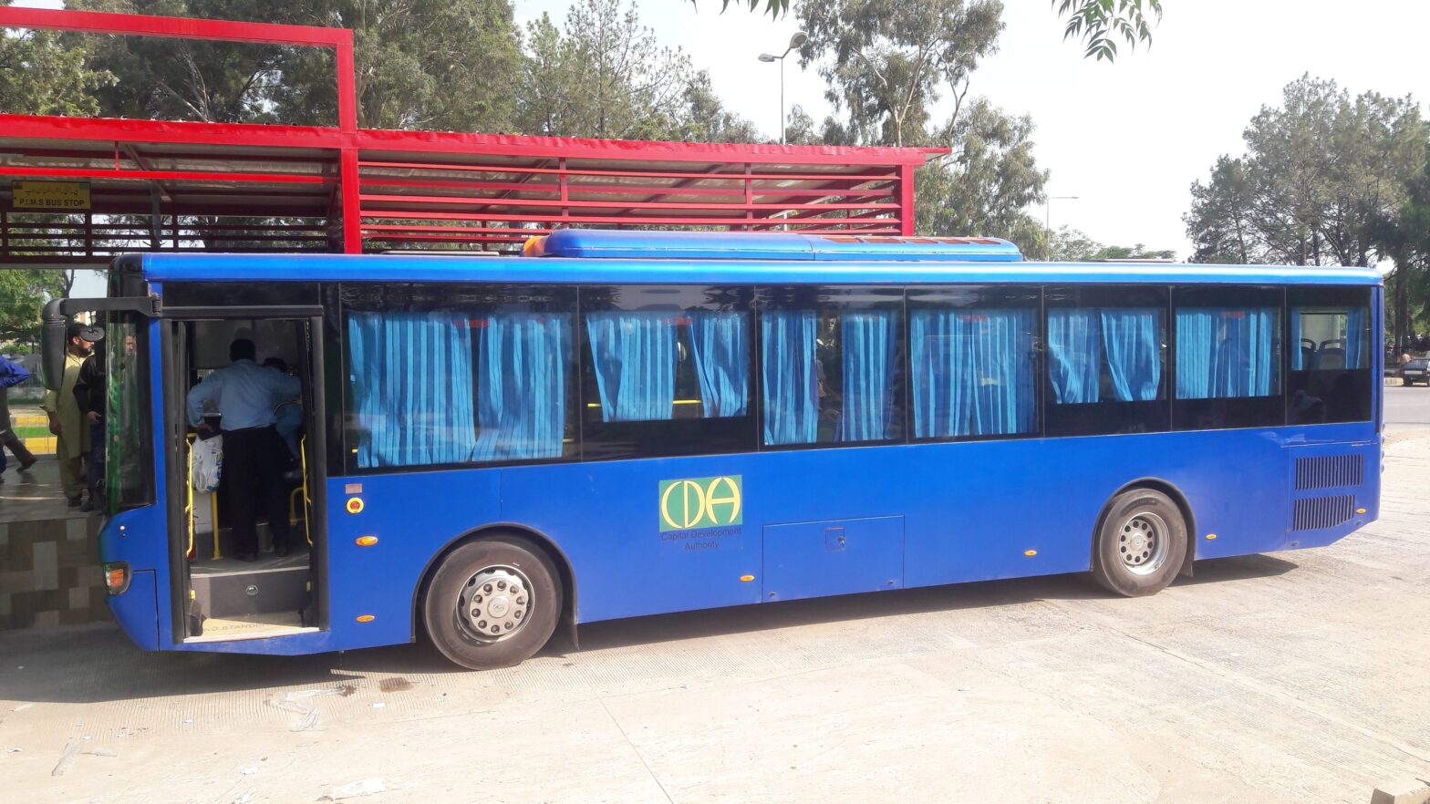 Blue bus route