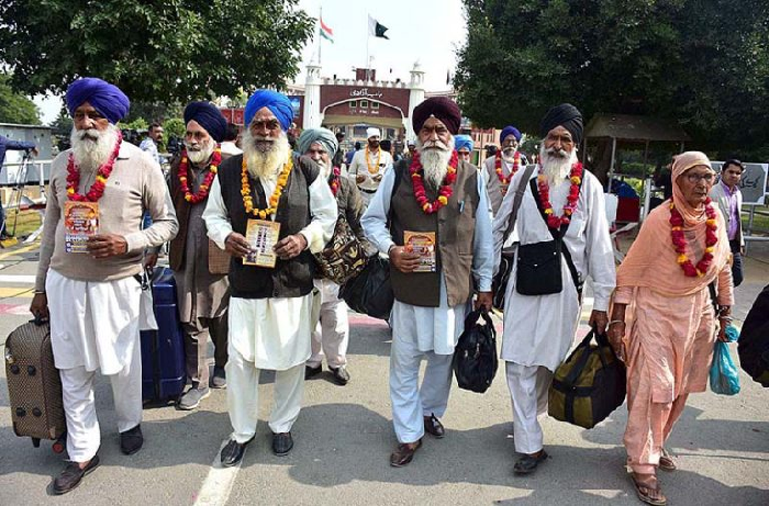 Sikh pilgrims