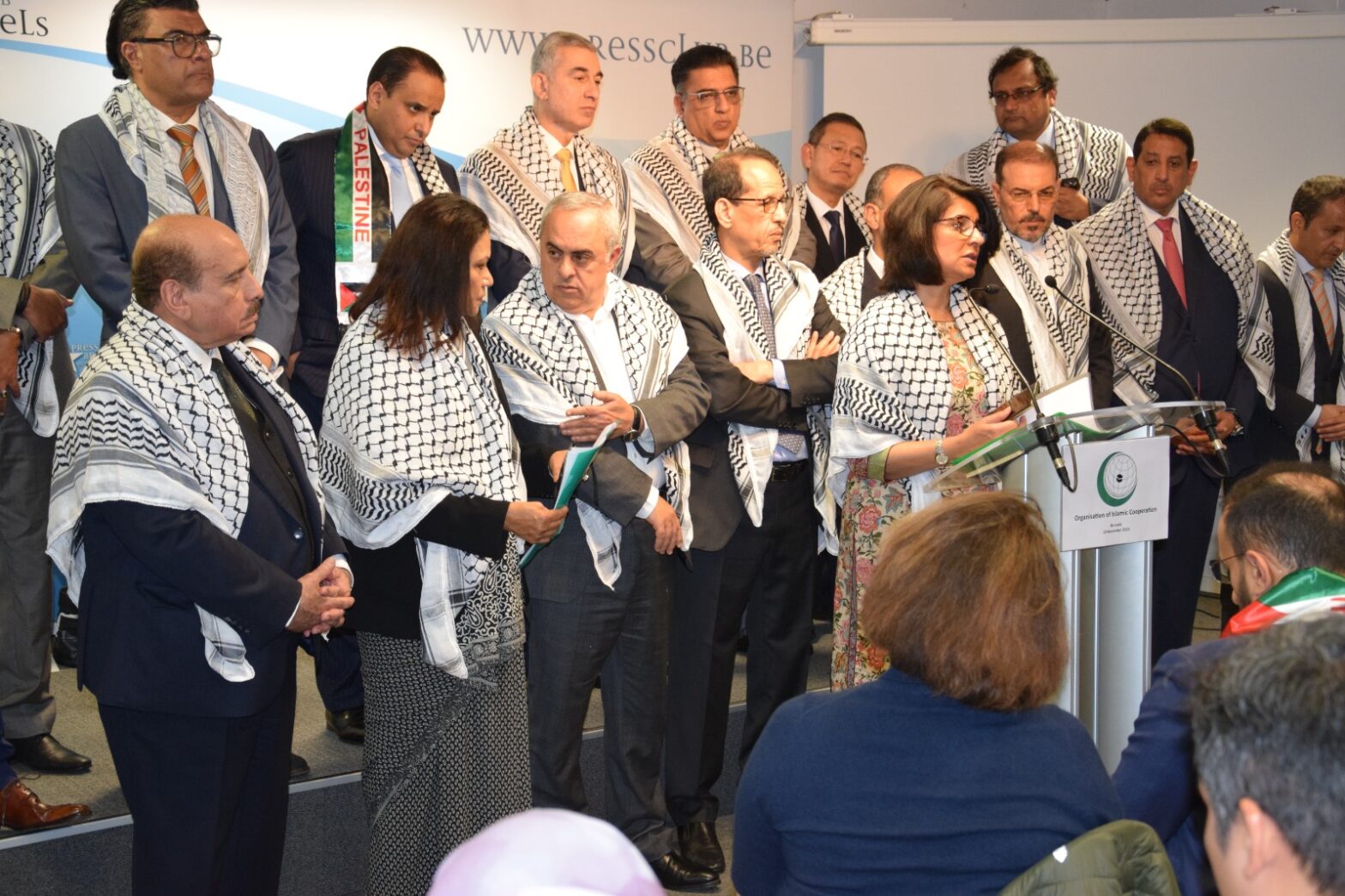 OIC countries' envoys in Brussels call for immediate ceasefire in Gaza; hold Israel accountable for war crimes