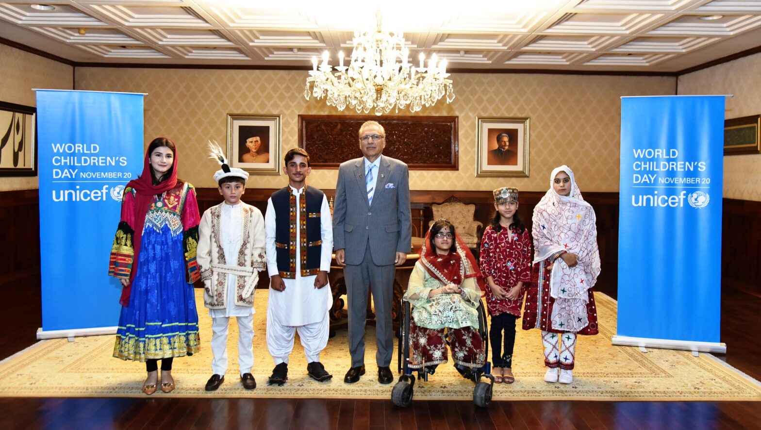 Children’s delegation calls on President, discusses issues & rights of children