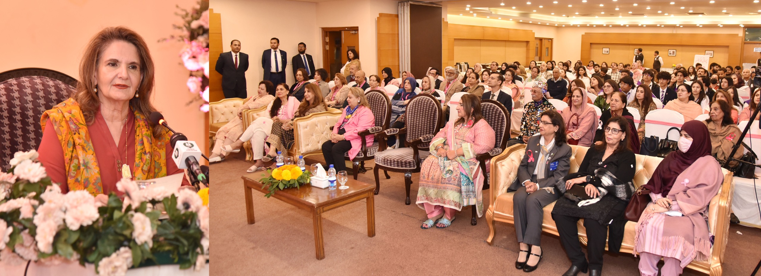First lady seeks support for raising awareness on breast cancer, mental health, rights of disabled persons
