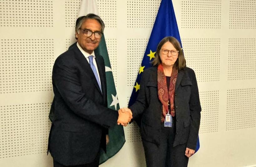 FM, VP EU Parliament agree to strengthen bilateral relations