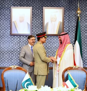 Caretaker PM, Kuwaiti First Deputy PM reaffirm to strengthen fraternal ties