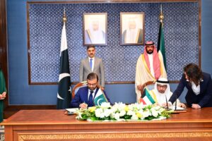 Caretaker PM, Kuwaiti First Deputy PM reaffirm to strengthen fraternal ties