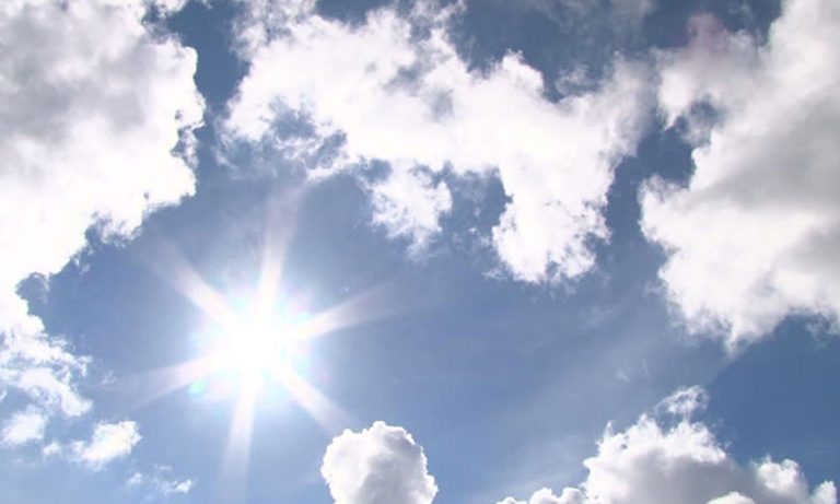 partly cloudy